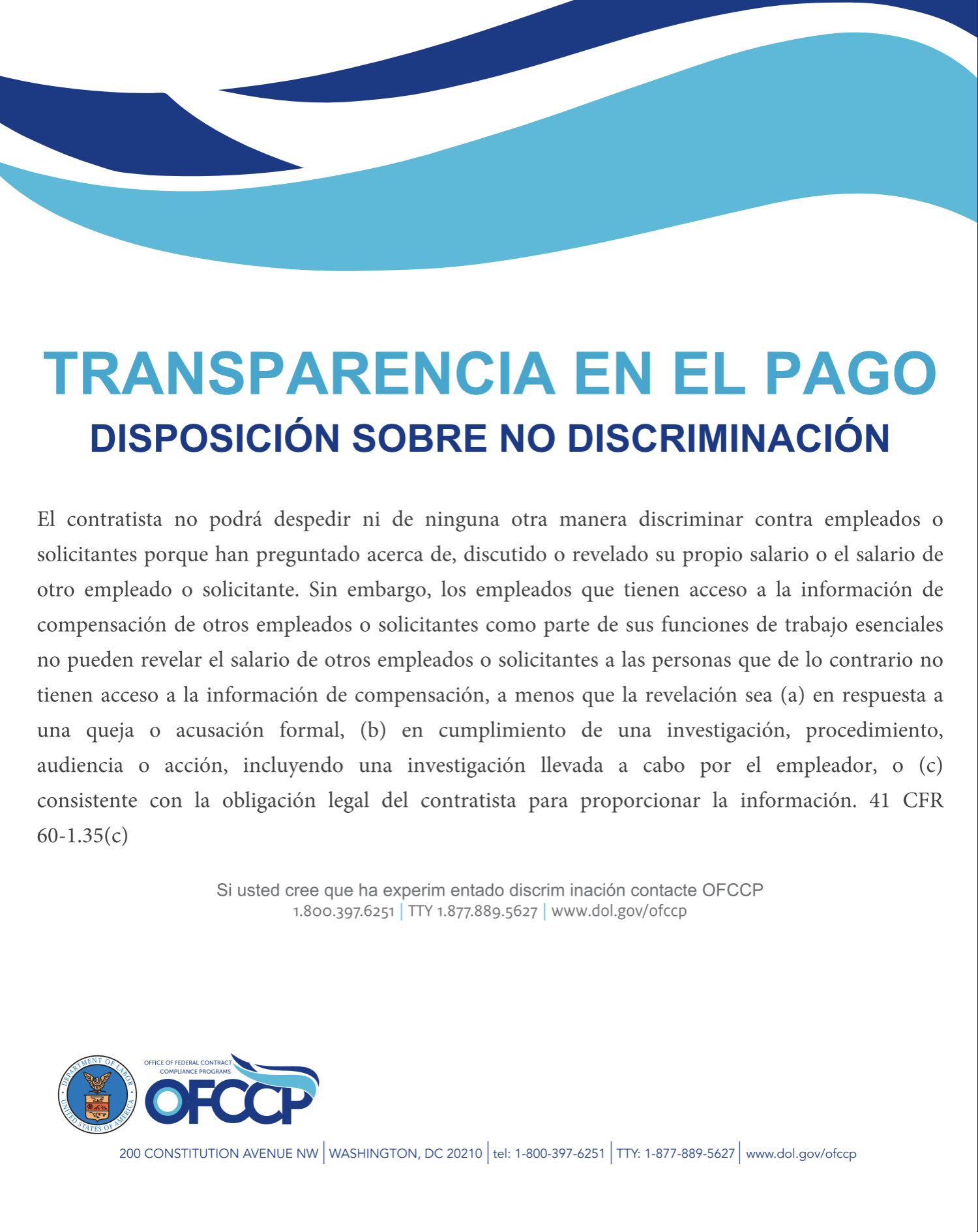 Pay Transparency (Spanish)